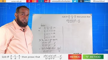 Maths Topic 8 (By Sir ZIa UPSS)