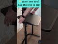 Amazon Must Have: XXL Adjustable TV Tray Table with LED Light & Cup Holder