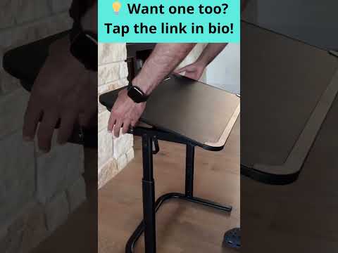 Amazon Must Have XXL Adjustable TV Tray Table with LED Light Cup Holder