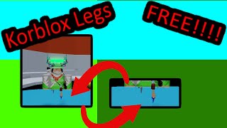 How to get Korblox for free!(Glitch)(pc only)