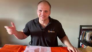 Unboxing Trans Supply 36" Checkered Airport Flag (No Dowel) SKU: AF36N