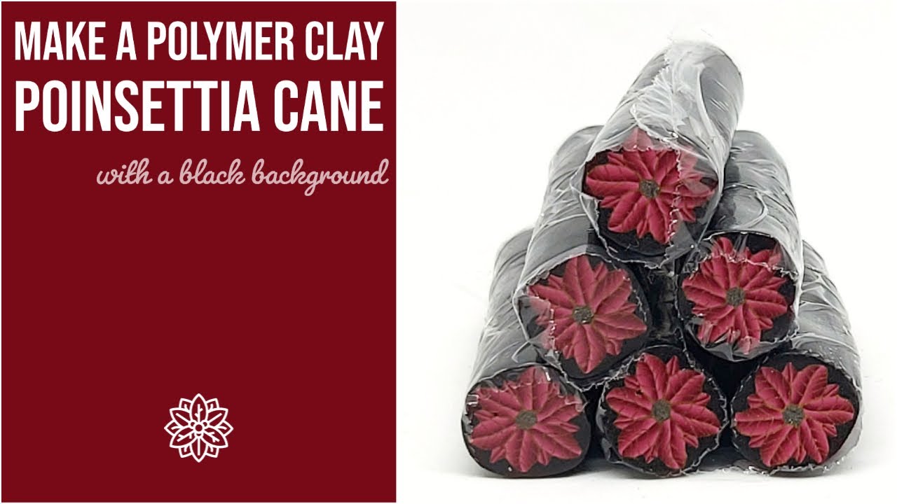 Polymer Clay Slab Projects with Poinsettia Canes 