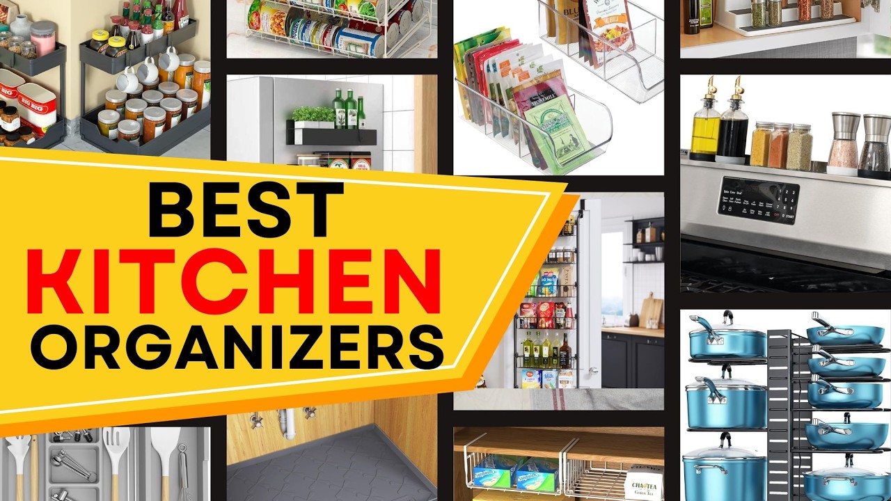 👉 Best Kitchen Organizers on Amazon 2024 | Clever Products and Ideas to ...