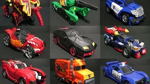 헬로카봇 9대 자동차 로봇 장난감 변신  Hello Carbot 9 Transformer Robot Toys