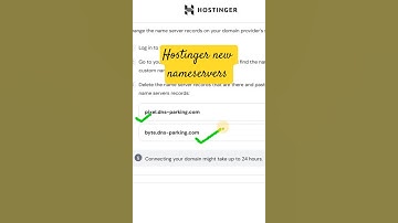 Hostinger New Nameserver Details : Both NS1 & NS2 : Connect Your External Domain with Hostinger