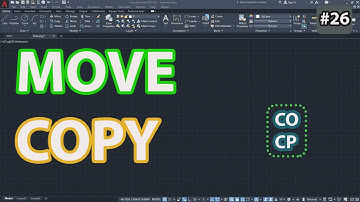 #26 How To Use Move And Copy Command In Autocad | Beginner