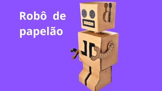 Robô feito de papelão (Diy)