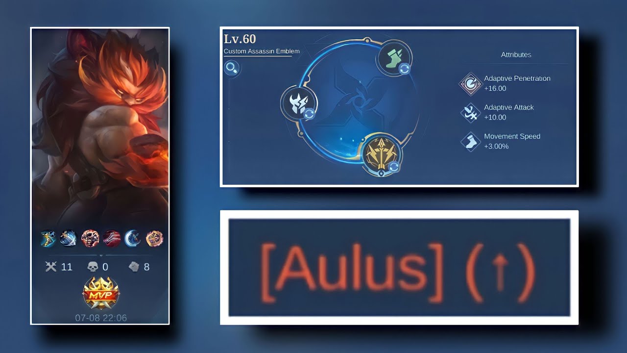 AULUS BEST BUILD AND EMBLEM 2023 - Buffed in patch 1.7.98 - YouTube