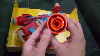 UNBOXING of Avengers Infinity War Iron Man Nerf Assembler Gear Blaster!!!