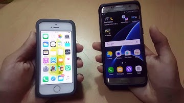 S7Edge vs IPhone SE: Fingerprint Speed Test!!!!