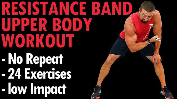 30 Minute Upper Body Resistance Band Workout - Low Impact 