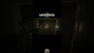 I reckon Carlos will have a very calm reaction to this door #residentevil3remake