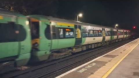 Southern Class 377 207 Electrostar & 377 444 Departing From Barnham The 8th of November 2025