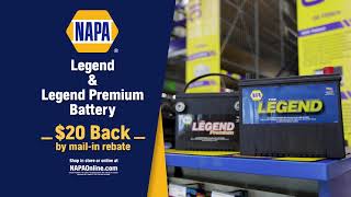 Napa Battery Rebate August 30