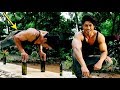 Vidyut Jamwal Performs Push-Ups On Glass Bottles| Vidyut Jamwal Workout Video