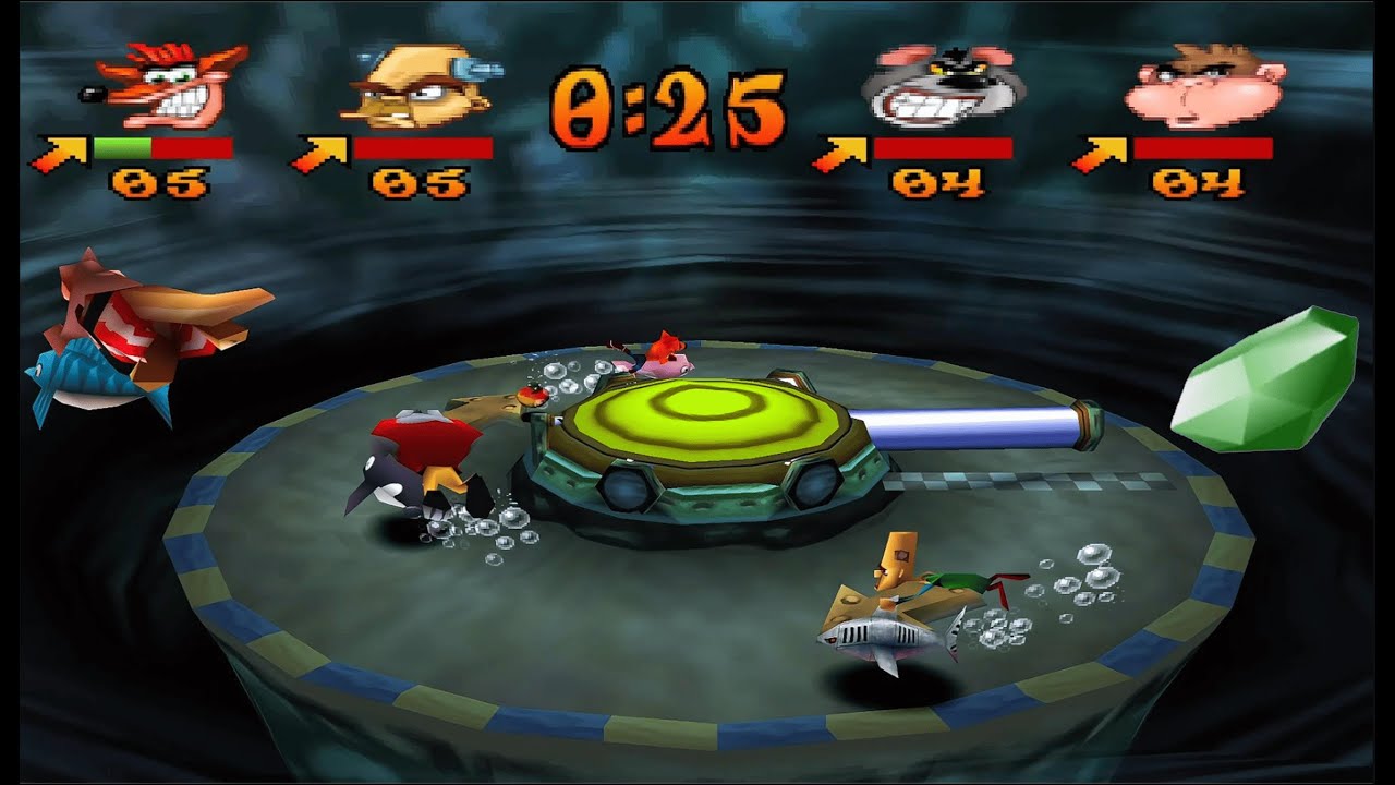 Misi mendapatkan semua GEMS di ROOM 5.... CRASH BASH