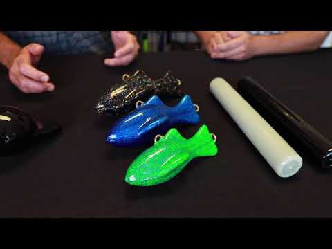 Pack De 2 Poids De Pêche Plombés à Drop Profond - Revêtement Vinyle - Pour Morue Et Poissons Offshore