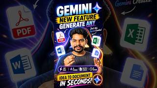 Gemini New Feature : Generate Any Files With Gemini 🔥