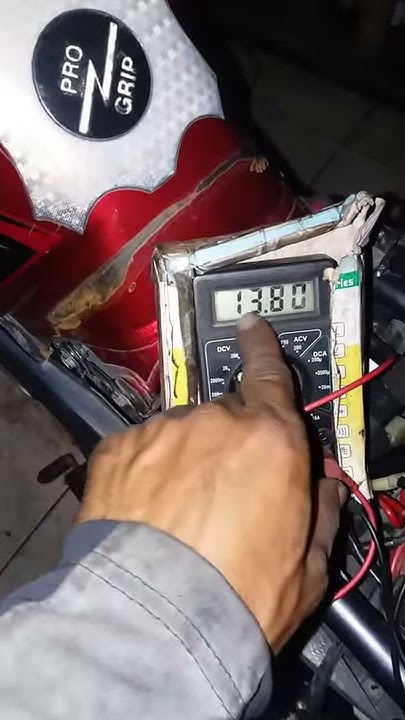 cek pengisian dan penyebab aki gak mau ngisi OLD VIXION - YouTube