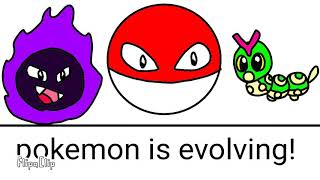 Pokemon evolution animation