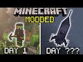 100 Days in the Industrial Revolution to Escape to Outer Space in Modded Minecraft