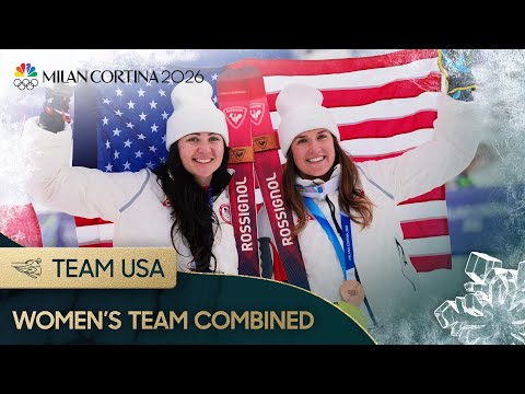 Jackie Wiles, Paula Moltzan CAPTURE BRONZE in team combined | Winter Olympics 2026 | NBC Sports