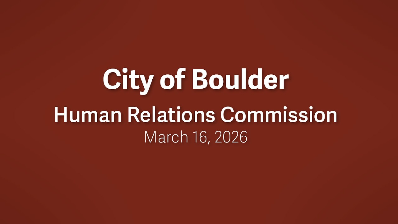 03-16-26 Human Relations Commission Meeting - YouTube