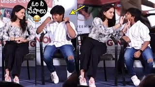 Child Artist Rohan Fun With Vasanthika | #90’s - A Middle Class Biopic Success Meet | News Buzz