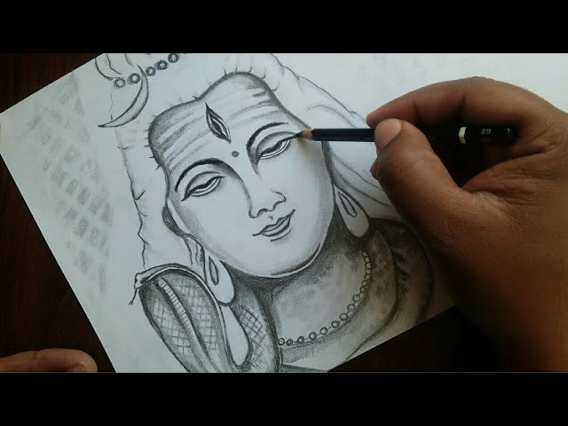 Mahadev Pencil sketch | Pencil drawings, Pencil sketch, Drawings