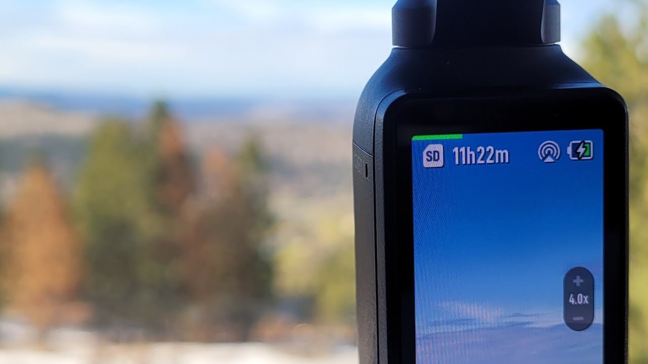 Downtown Spokane from 30 Miles away DJI Osmo Pocket 3