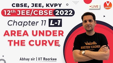 Area Under The Curve L1 | Class 12 Maths | JEE + CBSE | Vedantu Math | Abhay Sir