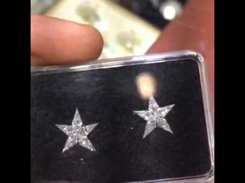 Diamond Star Shape Earrings You Diamond Star Shape Earrings