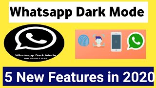 How to use Whatsapp Dark Mode | Whatsapp Latest Feature 2020 | Whatsapp Dark Mode | Whatsapp web screenshot 5