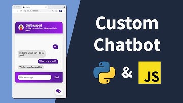 Build & Integrate your own custom chatbot to a website (Python & JavaScript)