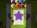 Satisfying Purple Star Fish  Sand Art ASMR 💜 | Real Sand Sound #shorts