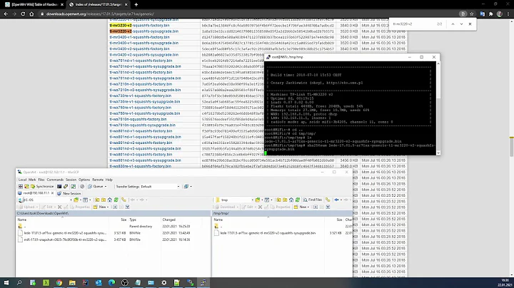 Install the firmware OpenWrt on router without having the firmware upgrade/update option in the GUI