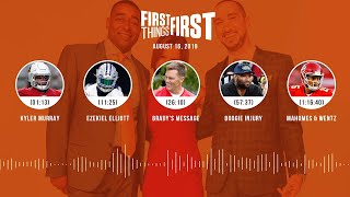 First Things First Audio Podcast(8.16.19) Cris Carter, Nick Wright, Jenna Wolfe | FIRST THINGS FIRST