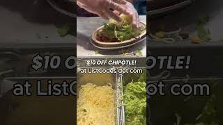 How to Get Free Chipotle Codes #freefood #coupons #foodie