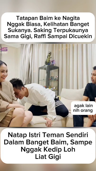Ngapain Sih Baim Ngendus Nagita di Depan Raffi #baimwong #nagita #paula #shortvideo