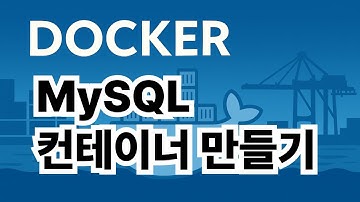 11. MySQL 컨테이너 만들기 create mysql docker container
