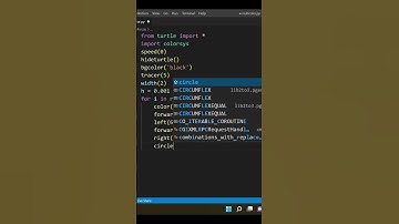 Draw Multicolor Design using Python Turtle Graphics | #python #shorts