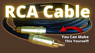 Diy Rca Cable