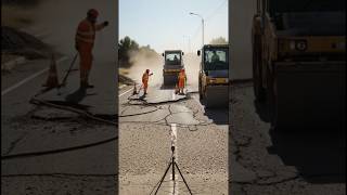 “Watch This Broken Road Come Back to Life” #usashorts #usa #travel #constructionchannel #shortvideo