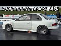 Time Attack Subaru Runs The 1/4 Mile at Santa Pod Raceway