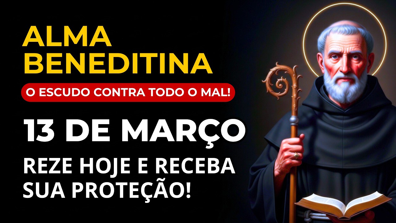 🕊️ LIMPEZA ESPIRITUAL! 14 PALAVRAS DE SÃO BENTO PARA BANIR O MAL JÁ