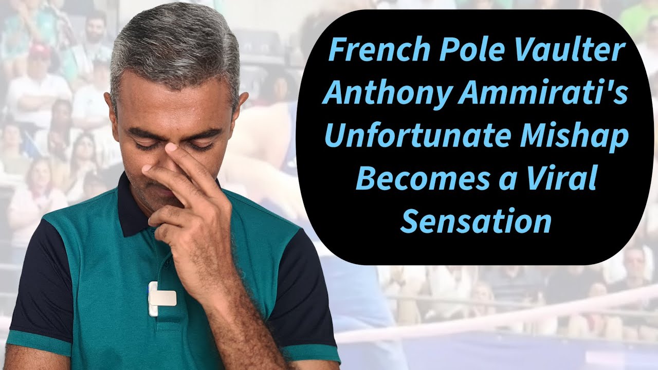 French Pole Vaulter Anthony Ammirati's Unfortunate Mishap a