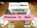 SketchBox Unboxing May 2021 - Comparing Premium vs. Basic Subscriptions.