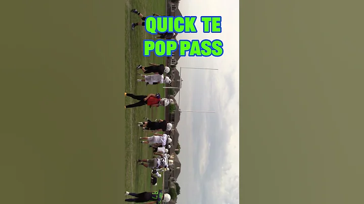 Pie Quick TE Pop Pass Play Power Wing Beast Offense #youthfootball playbook Parker OG Coach Beast 94
