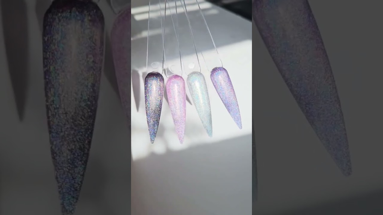 Holographic Gel Polish – Real Life Swatches