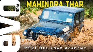 Mahindra SUV Proving Track | Off roading with the Mahindra Thar at MSPT Academy Chennai | evo India